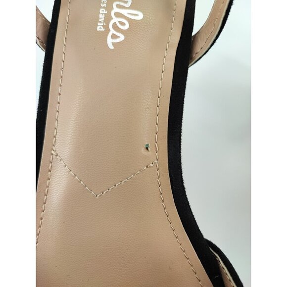 Charles David Women's Lambert Black Wedge Heel Sandals Size 7.5M US - Picture 10 of 10